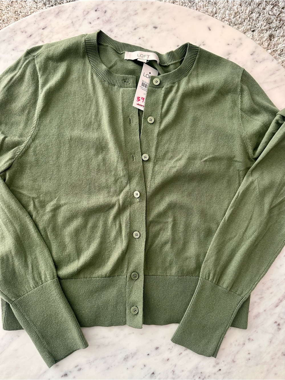 💕LOFT💕 Green Cardigan